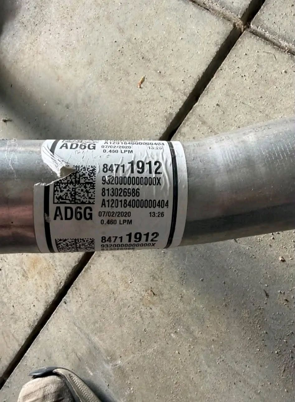 GMC Sierra 1500 Denali OEM exhaust.