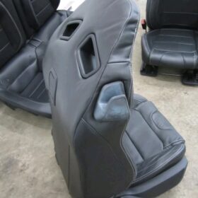 2015-2017 MUSTANG GT OEM RECARO BLACK LEATHER PERFORMANCE FRONT & REAR SEATS