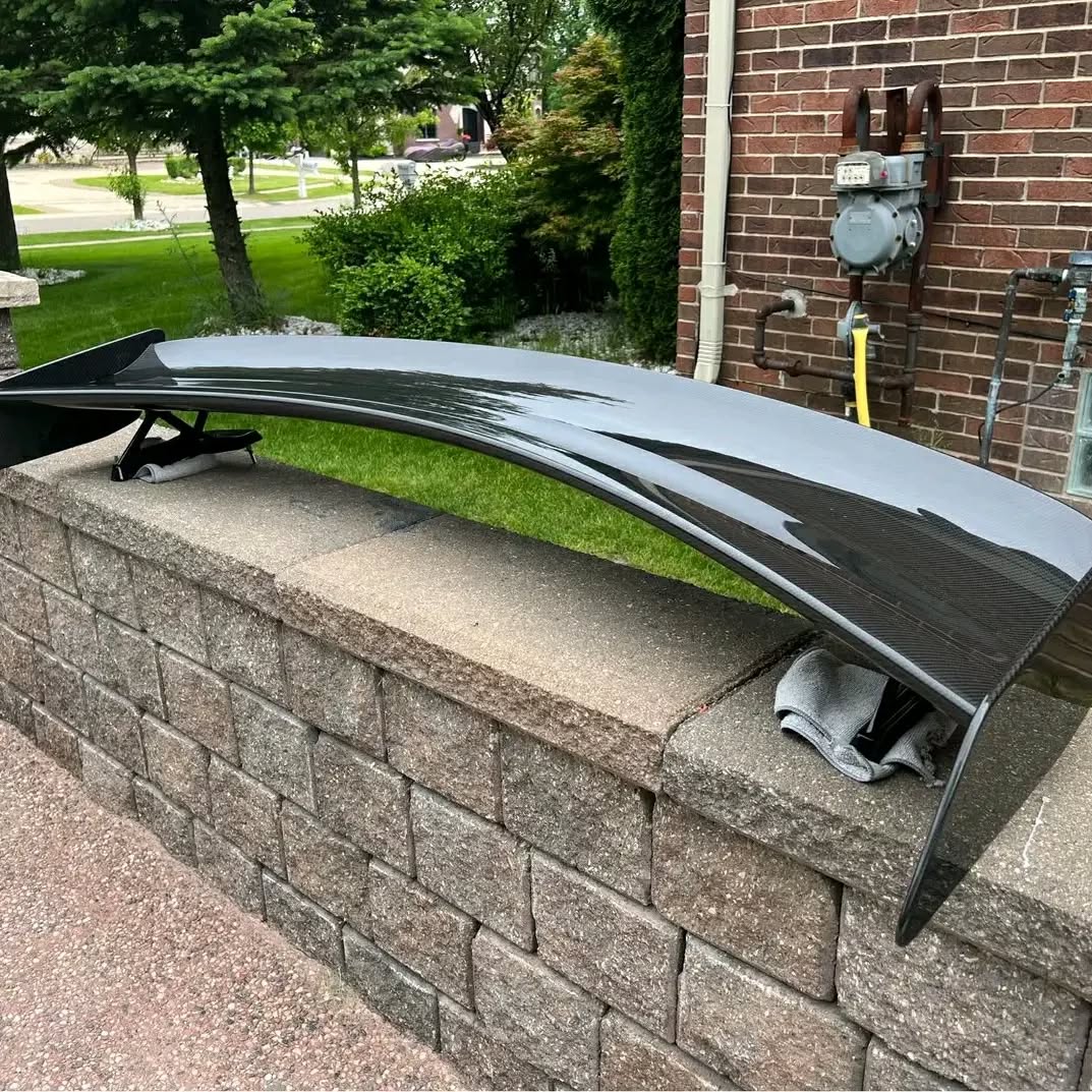 Used 2022 GT500 Carbon Fiber Track pack Spoiler. Came off a 200 Mileage Track Car