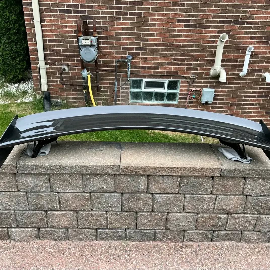 Used 2022 GT500 Carbon Fiber Track pack Spoiler. Came off a 200 Mileage Track Car