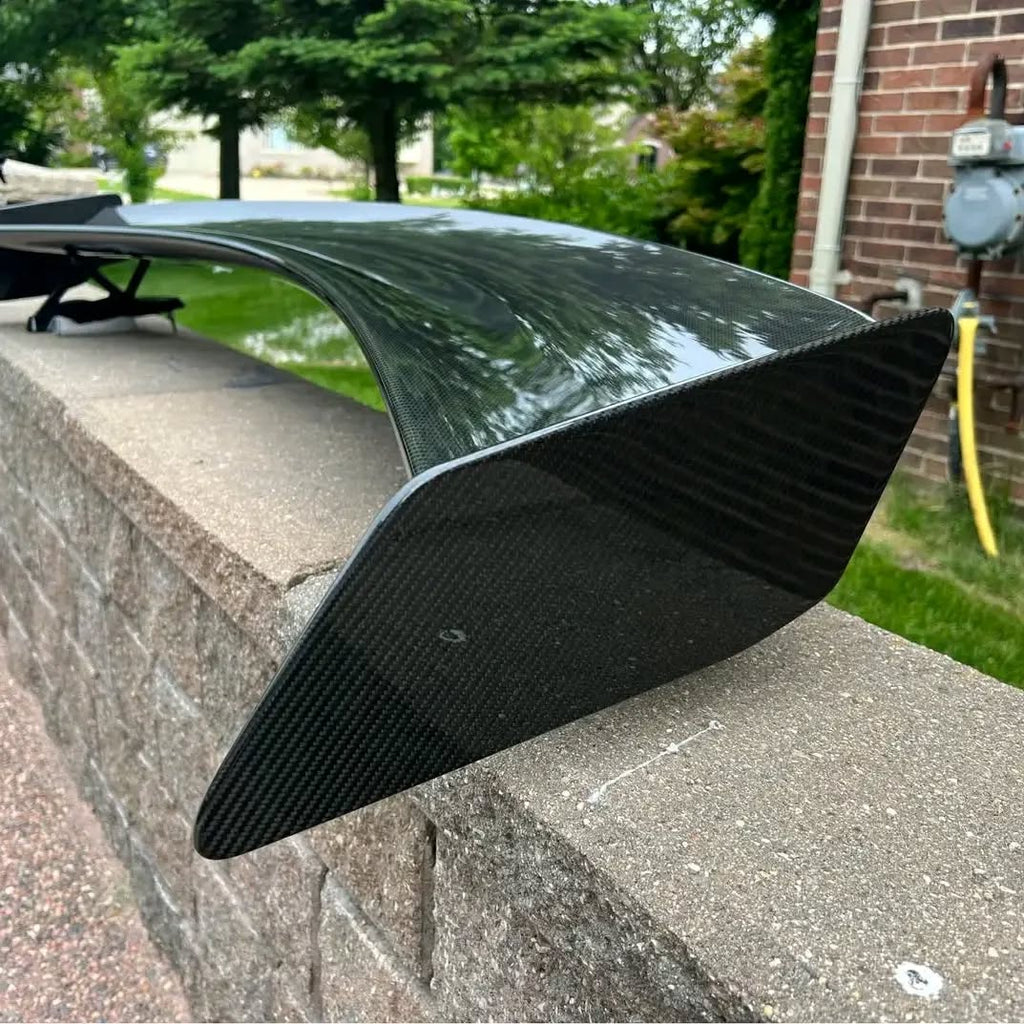 Used 2022 GT500 Carbon Fiber Track pack Spoiler. Came off a 200 Mileage Track Car
