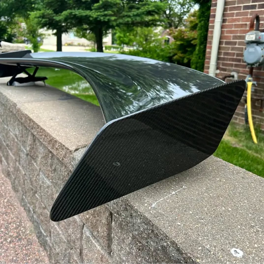 Used 2022 GT500 Carbon Fiber Track pack Spoiler. Came off a 200 Mileage Track Car